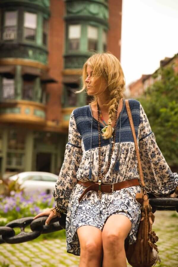 Loving this look! A flowy effortless boho chic style for a hot