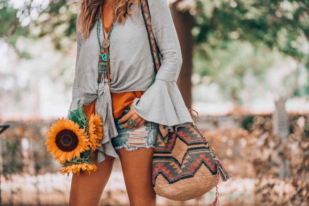 A hot summer day and that perfect casual bohemian look you need to try.