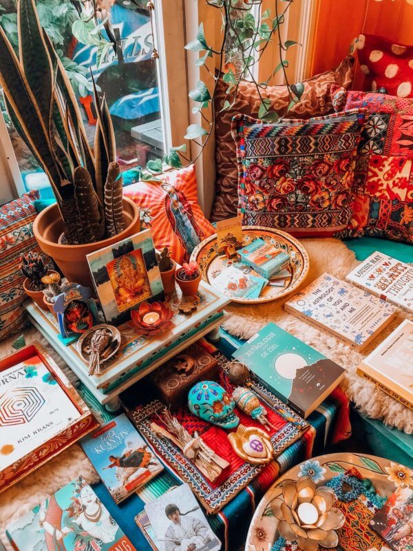 Inspiration from the cutest bohemian ever! Home decor at its best